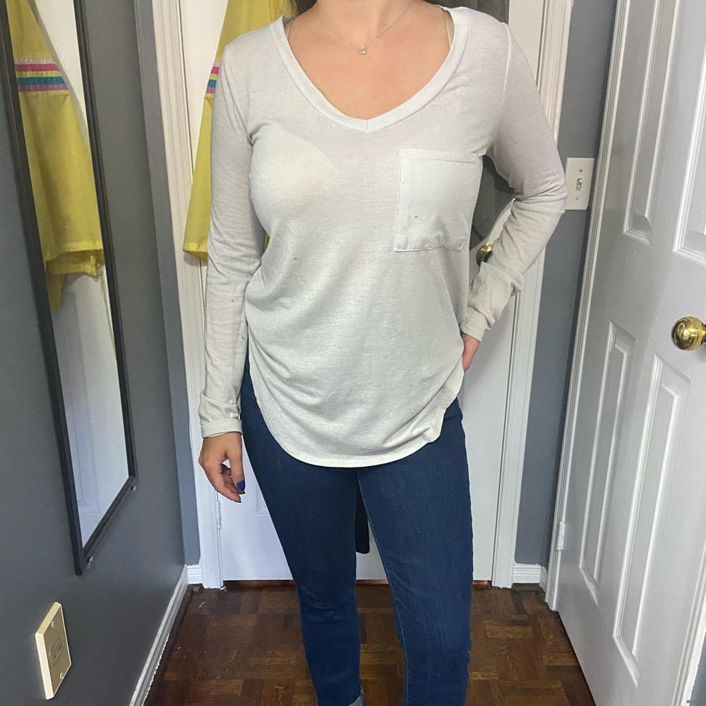 white long sleeve